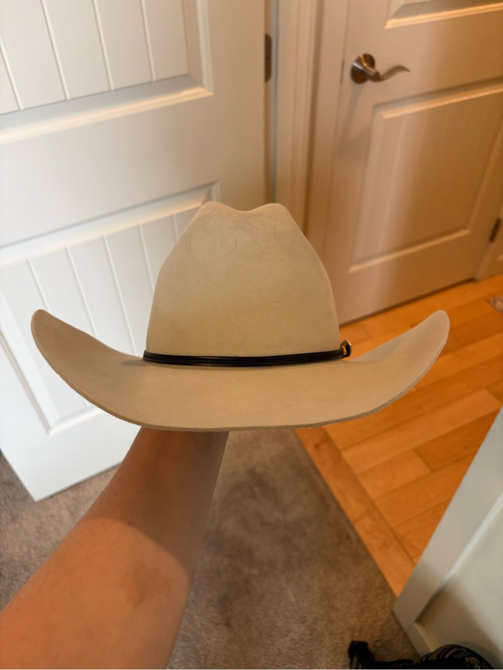 Resistol 4X Beaver Felt Cowboy Hat – Silverbelly – Size 6 7/8